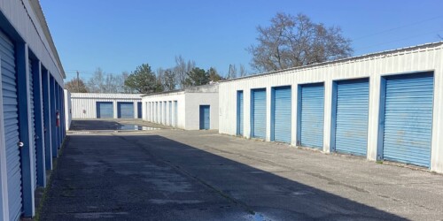 Drive-up storage units